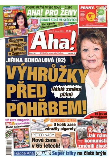 Obálka e-magazínu AHA! 17.4.2024