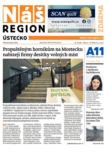 Obálka e-magazínu Náš Region - Ústecko 22/2024