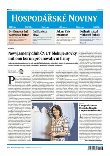 Obálka e-magazínu Hospodářské noviny 126 - 2.7.2025