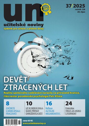 Obálka e-magazínu Učitelské noviny 37/2025