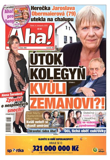 Obálka e-magazínu AHA! 14.11.2025