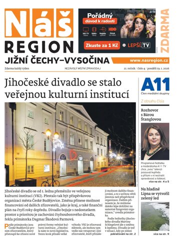 Obálka e-magazínu Náš Region - Jižní Čechy 4/2026