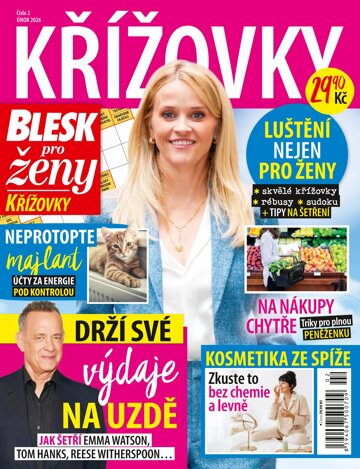 Obálka e-magazínu Blesk pro ženy Křížovky 2/2026