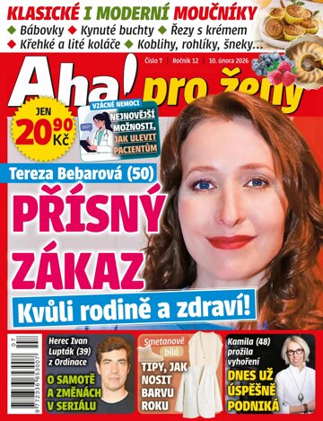 Obálka e-magazínu AHA! pro ženy 7/2026