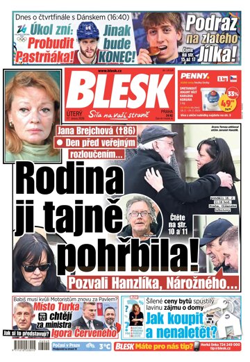 Obálka e-magazínu Blesk 17.2.2026