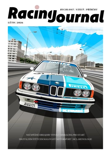 Obálka e-magazínu Racing Journal #12 Léto 2026