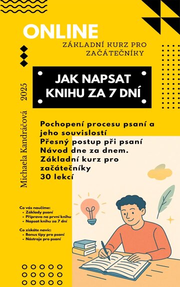Obálka knihy Jak napsat knihu za 7 dní?