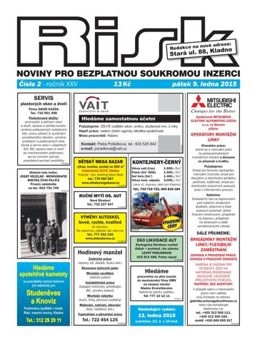 Obálka e-magazínu Risk 2/2015