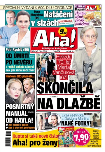 Obálka e-magazínu AHA! 7.10.2015