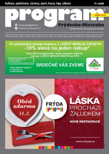 Obálka e-magazínu Program FM 02-2016