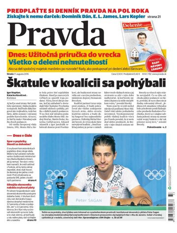 Obálka e-magazínu Pravda 17.8.2016