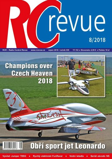 Obálka e-magazínu RC revue 8/2018