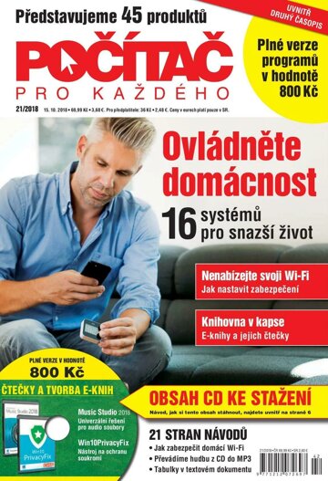 Obálka e-magazínu Počítač pro každého 21/2018