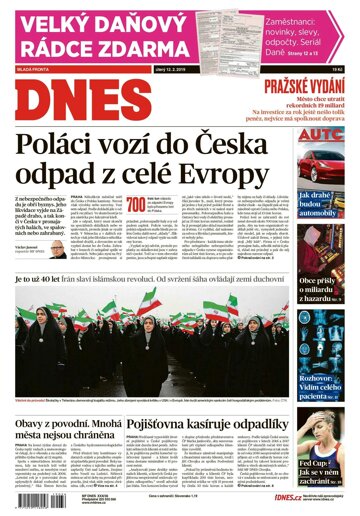 Obálka e-magazínu MF Dnes 12.2.2019