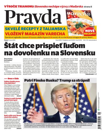 Obálka e-magazínu Pravda 19. 6. 2020