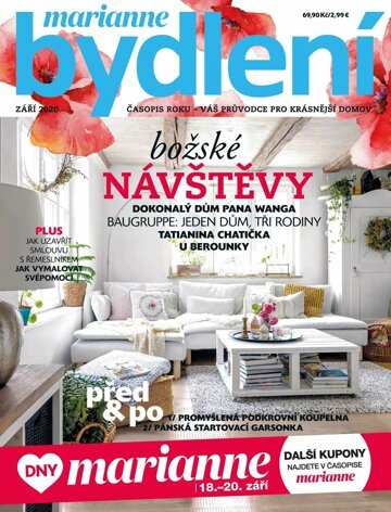 Obálka e-magazínu Marianne bydlení 9/2020