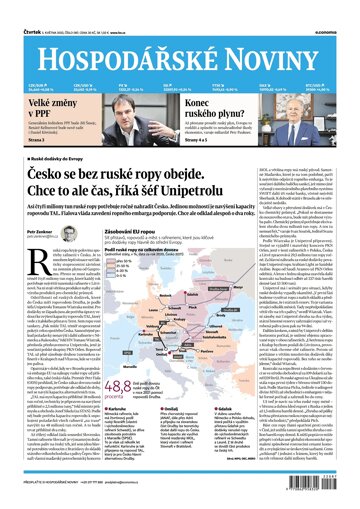 Obálka e-magazínu Hospodářské noviny 087 - 5.5.2022