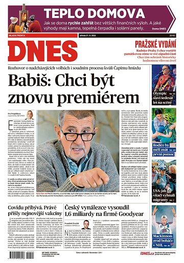 Obálka e-magazínu MF Dnes 21.9.2022