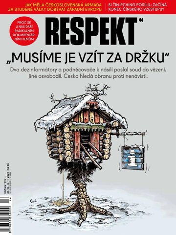 Obálka e-magazínu Respekt 44/2022