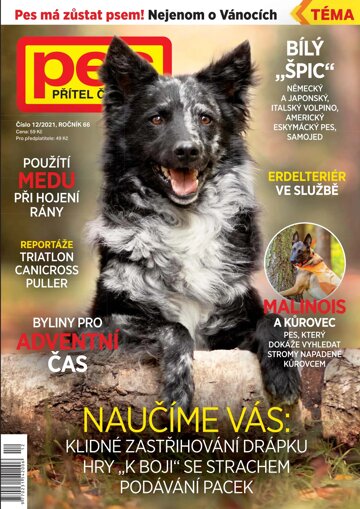 Obálka e-magazínu Pes přítel člověka 12/2021