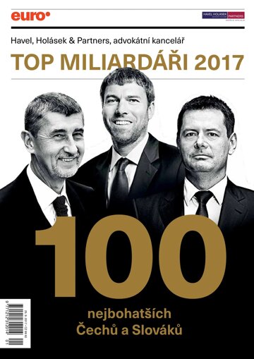 Obálka e-magazínu EURO Speciální přílohy TOP MILIARDÁŘI 2017
