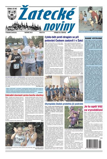 Obálka e-magazínu Žatecké noviny 26/23