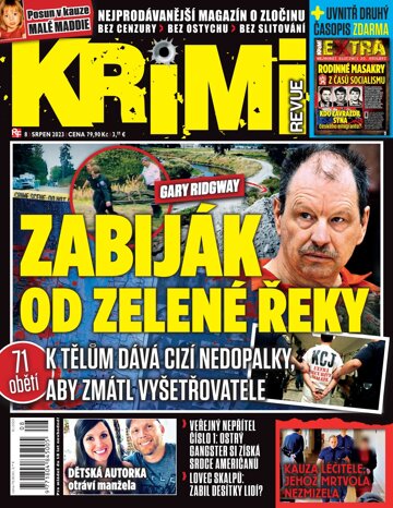 Obálka e-magazínu Krimi revue 8/23