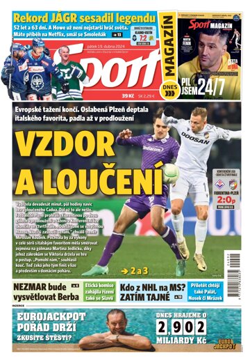 Obálka e-magazínu Sport 19.4.2024