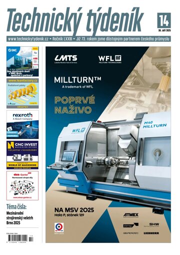 Obálka e-magazínu Technický týdeník 14/2025