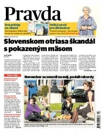 Obálka e-magazínu Pravda 6.11.2010