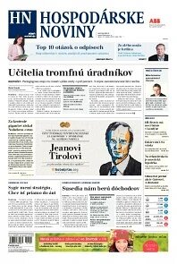 Obálka e-magazínu Hospodárske noviny 14.10.2014