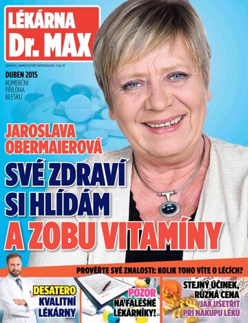 Obálka e-magazínu Blesk Příloha Dr.Max - 16.4.2015