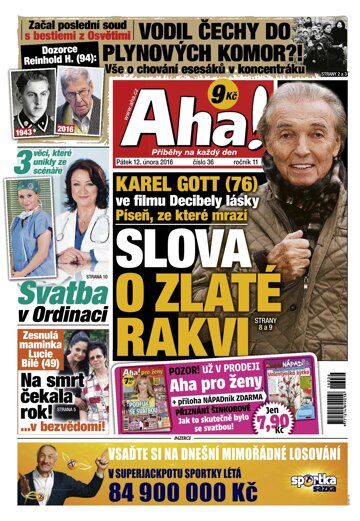 Obálka e-magazínu AHA! 12.2.2016