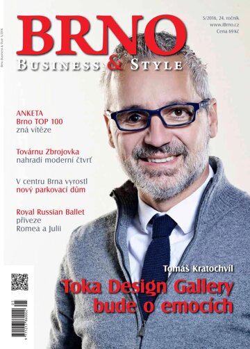 Obálka e-magazínu Brno Business & Style 5/2016