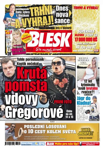 Obálka e-magazínu Blesk 22.9.2017