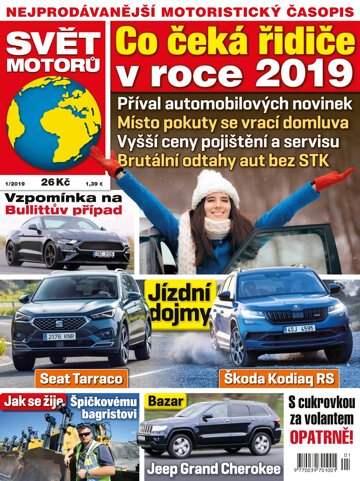 Obálka e-magazínu Svět motorů 1/2019