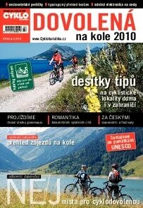Obálka e-magazínu Cykloturistika Dovolená na kole 2010