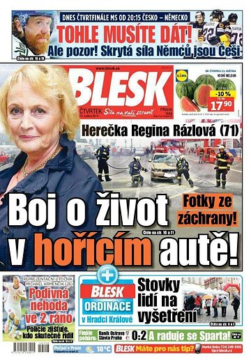 Obálka e-magazínu Blesk 23.5.2019