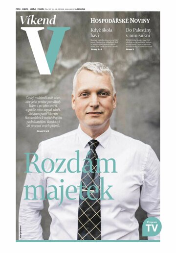 Obálka e-magazínu Hospodářské noviny - příloha Víkend 187 - 25.9.2020 příloha Víkend