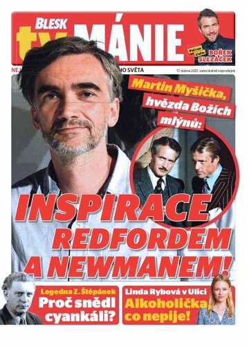 Obálka e-magazínu Blesk Tv manie 17.4.2021