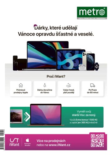 Obálka e-magazínu deník METRO 21.12.2021