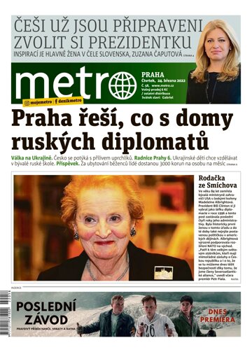 Obálka e-magazínu deník METRO 24.3.2022