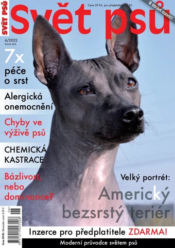 Obálka e-magazínu Svět psů 6/2022