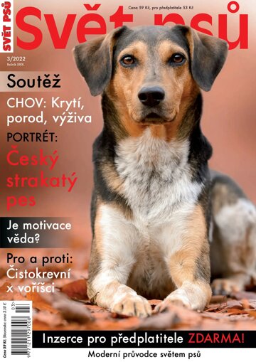 Obálka e-magazínu Svět psů 3/2022
