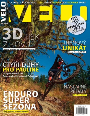 Obálka e-magazínu Velo 8/2022