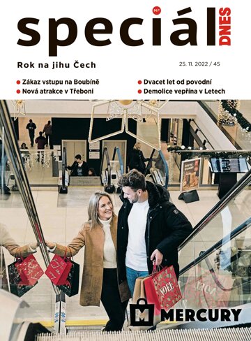 Obálka e-magazínu Magazín DNES SPECIÁL Jižní Čechy - 25.11.2022