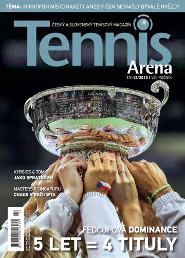 Obálka e-magazínu Tennis Arena 11-12/2015