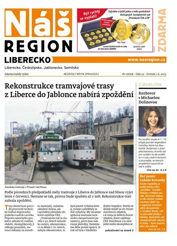 Obálka e-magazínu Náš Region - Liberecko 22/2023