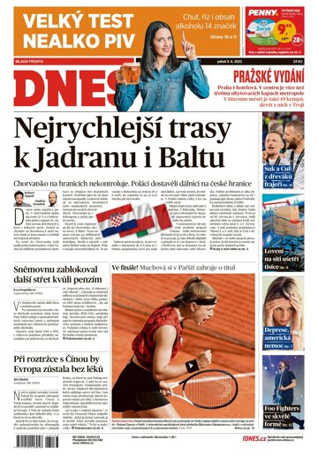 Obálka e-magazínu MF Dnes 9.6.2023