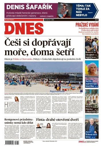 Obálka e-magazínu MF Dnes 20.7.2023